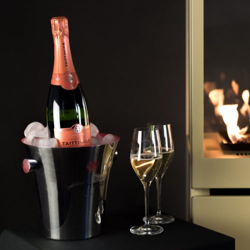 Sunwood Marino Fiery Champagne Spring Limited Edition 2018 Taittinger Champagne Patio Fire